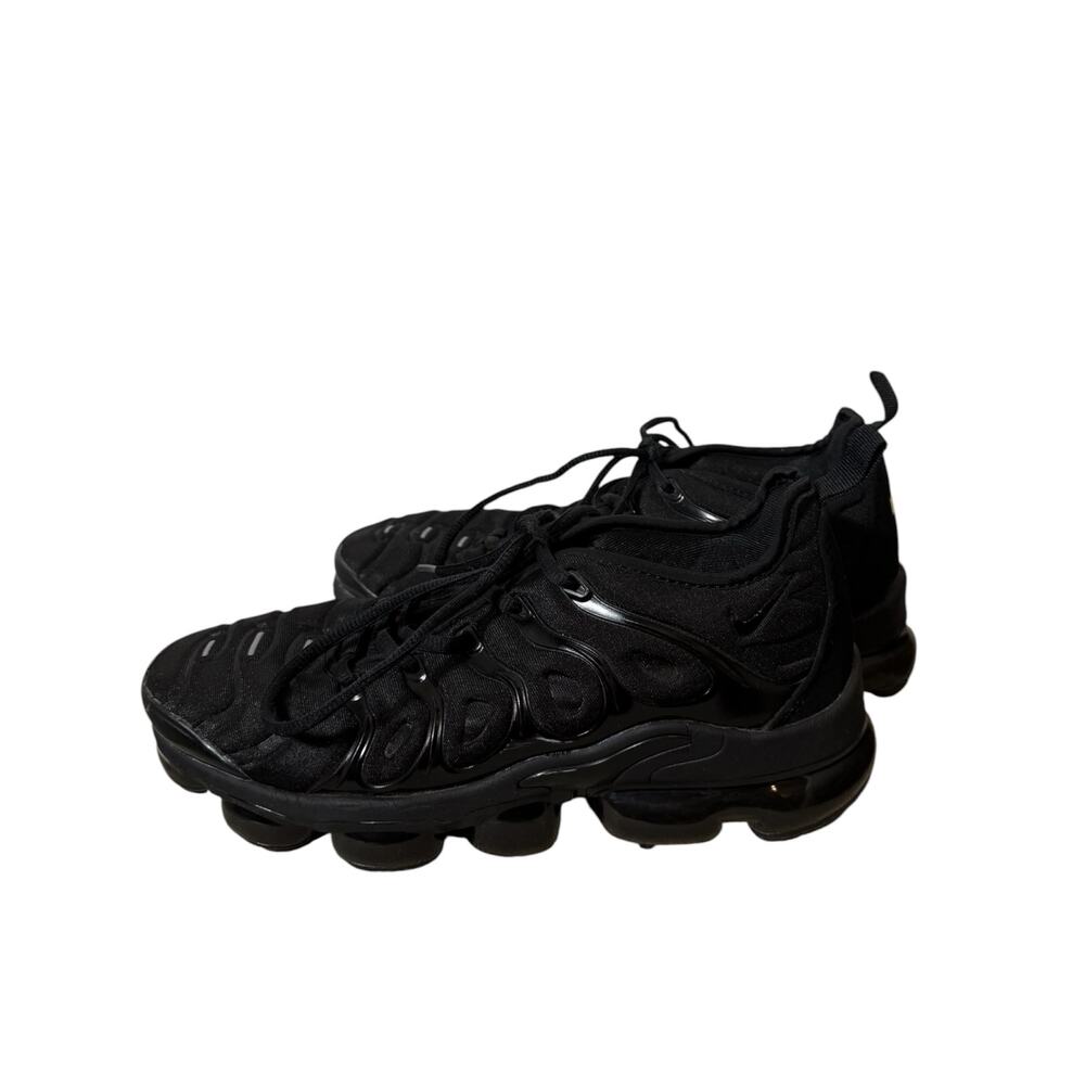 Nike Air Vapormax Plus Black Womens Sz 8.5 Walking Streetwear Comfort Y2K Tech